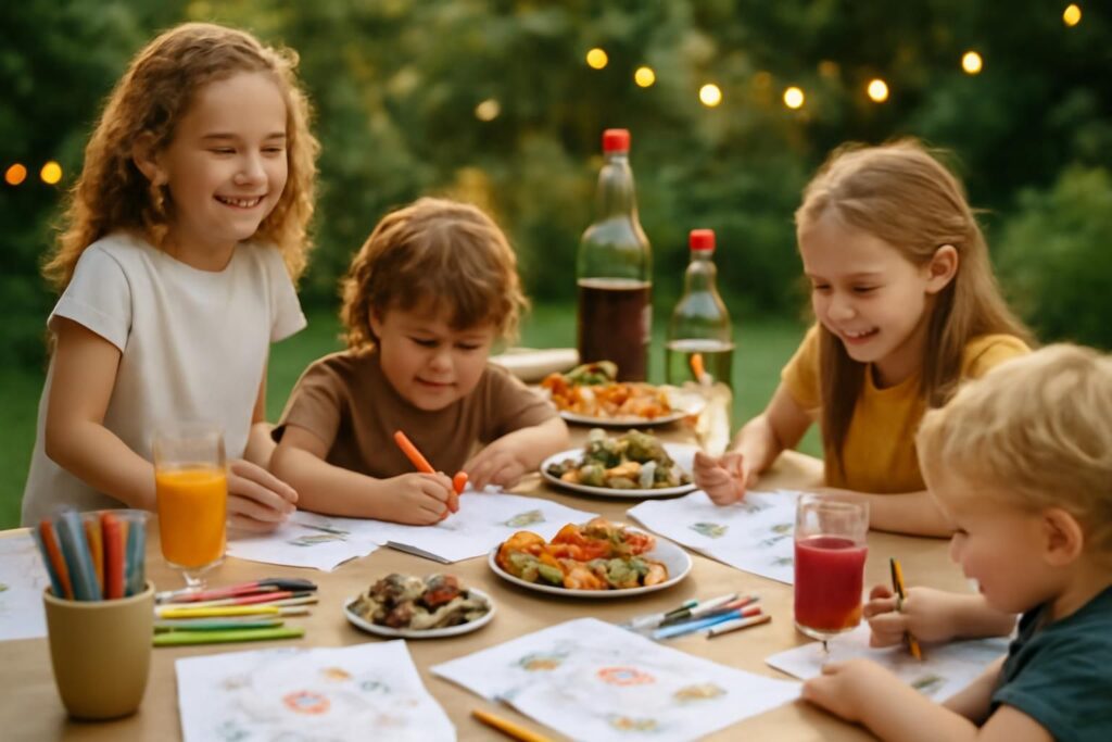 découvrez des dessins à imprimer pour occuper les enfants de manière créative et ludique pendant l'apéro. des activités simples et amusantes pour petits et grands !