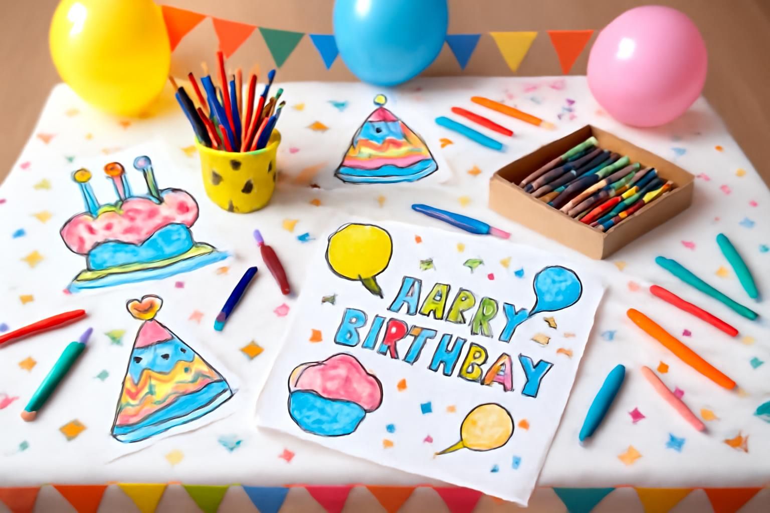 découvrez des idées créatives de coloriage pour animer l'anniversaire des petits et des grands, avec des activités ludiques et artistiques pour une fête inoubliable.