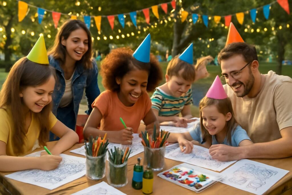 découvrez des idées créatives de coloriage pour animer l'anniversaire des enfants et des adultes, rendant la fête amusante et pleine de couleurs.