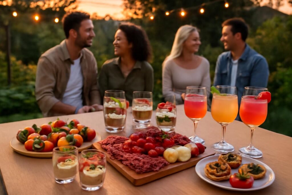 découvrez 5 idées originales pour un apéro dînatoire réussi qui surprendront vos invités sans le moindre stress. astuces simples et gourmandes pour une soirée conviviale et créative.