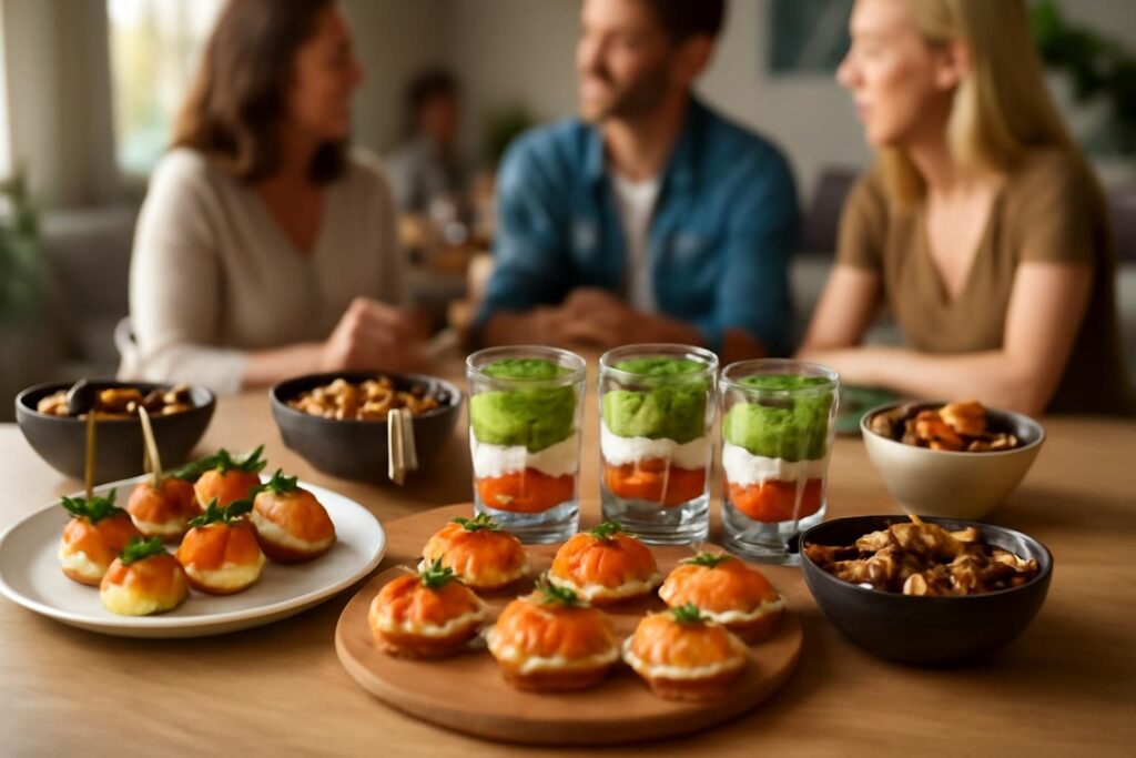 découvrez des recettes faciles et rapides pour un apéro dinatoire réussi et surprenez vos invités avec des idées gourmandes et originales.