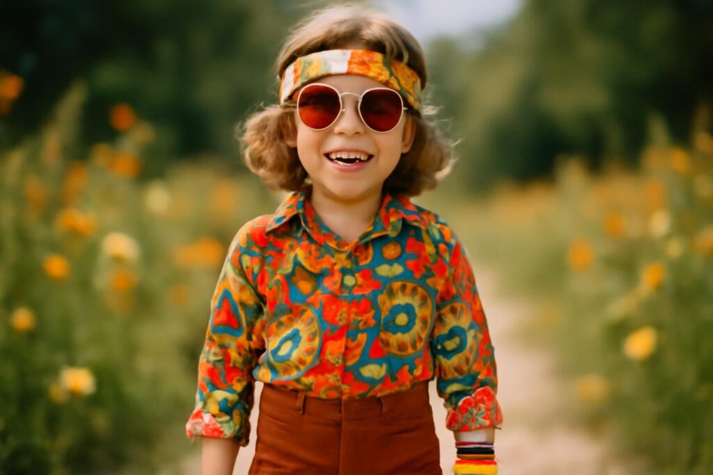 découvrez nos astuces pour créer un déguisement hippie enfant coloré et vintage, parfait pour un look original et réussi lors de vos fêtes costumées.