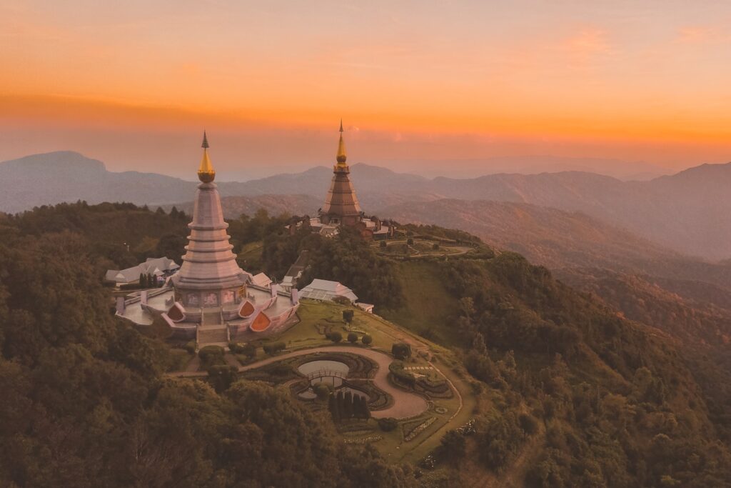 Biking hundreds of kilometers through the mountains to see sunsets like this was something I’ll never forget.

For your next trip to Thailand, skip the beach parties and head up north. Rent a bike and explore all the small villages along the way. Meet the locals who have nothing but smiles or their faces and gorge on all the Khao Soi you can find.

Thailand, till we meet again.
