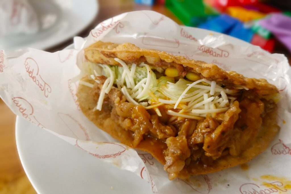 Hi. This image is a view of fried shell taco. Citing the image URL when you use it is highly appreciated! Also let me know if you like my image, thank you. Happy scrolling! Inna