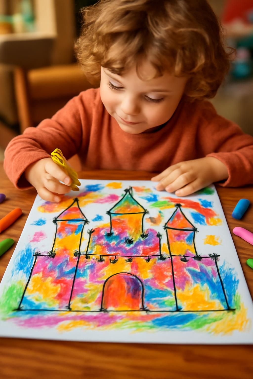 découvrez des idées créatives de coloriage sur le thème des châteaux pour divertir et occuper les enfants cet après-midi de manière ludique et artistique.