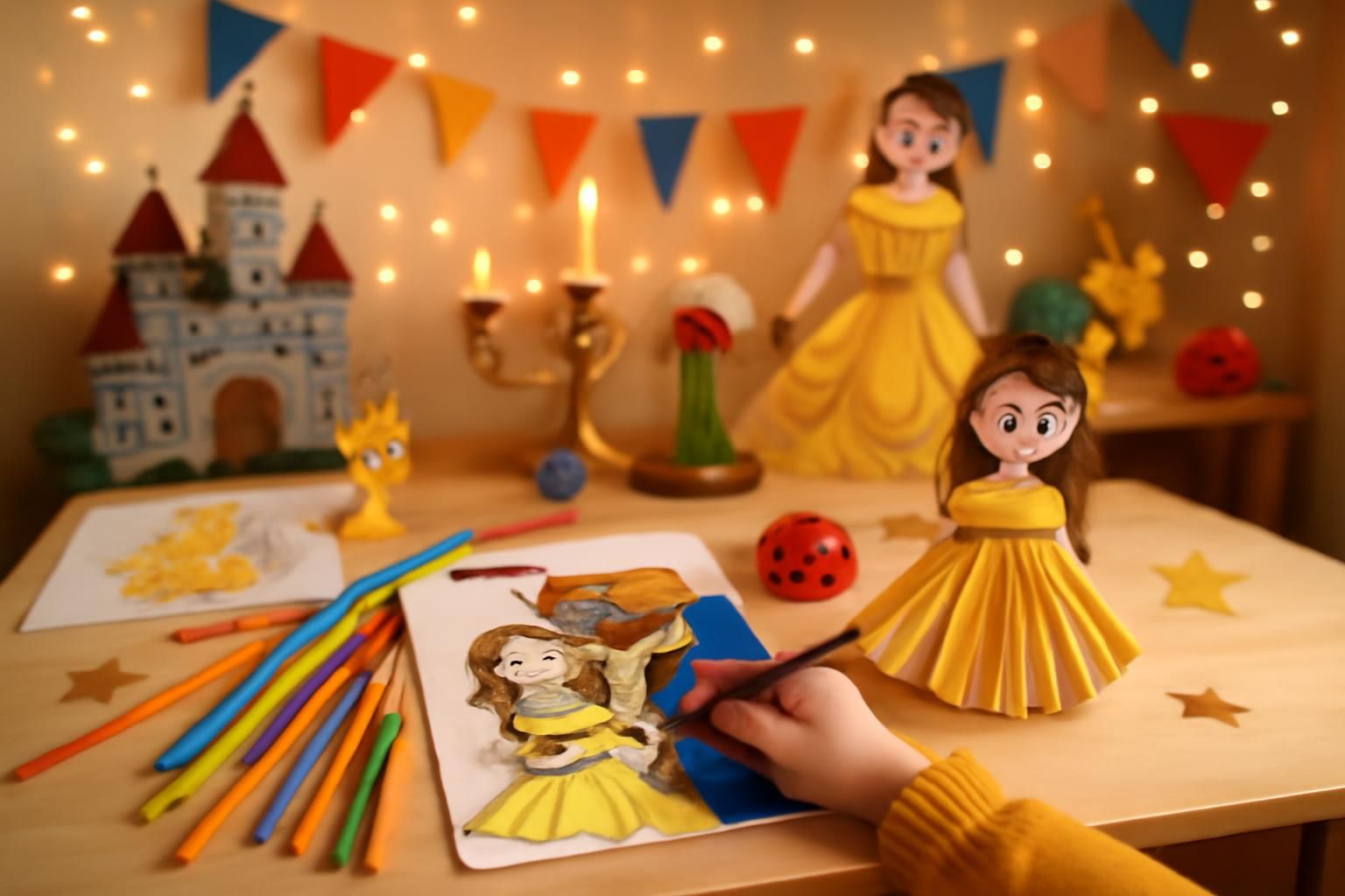 découvrez des idées créatives de coloriage belle et la bête pour émerveiller les enfants pendant l’apéro. activités ludiques et colorées pour petits artistes en herbe.