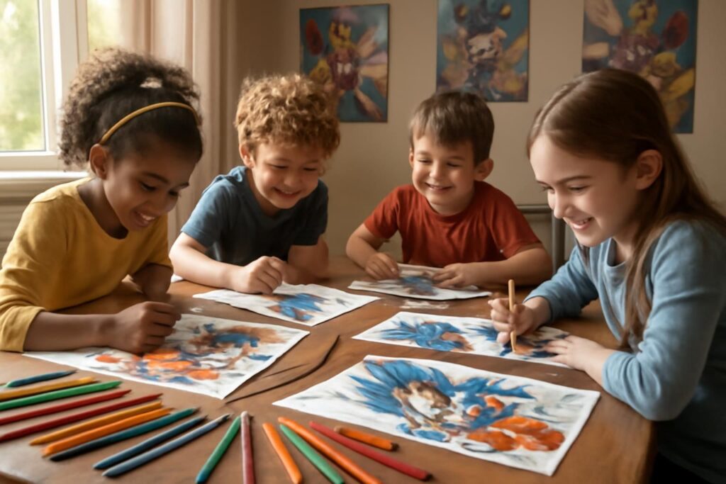 découvrez des idées de coloriage dragon ball super pour stimuler la créativité des jeunes fans et partager des moments ludiques autour de leurs héros préférés.
