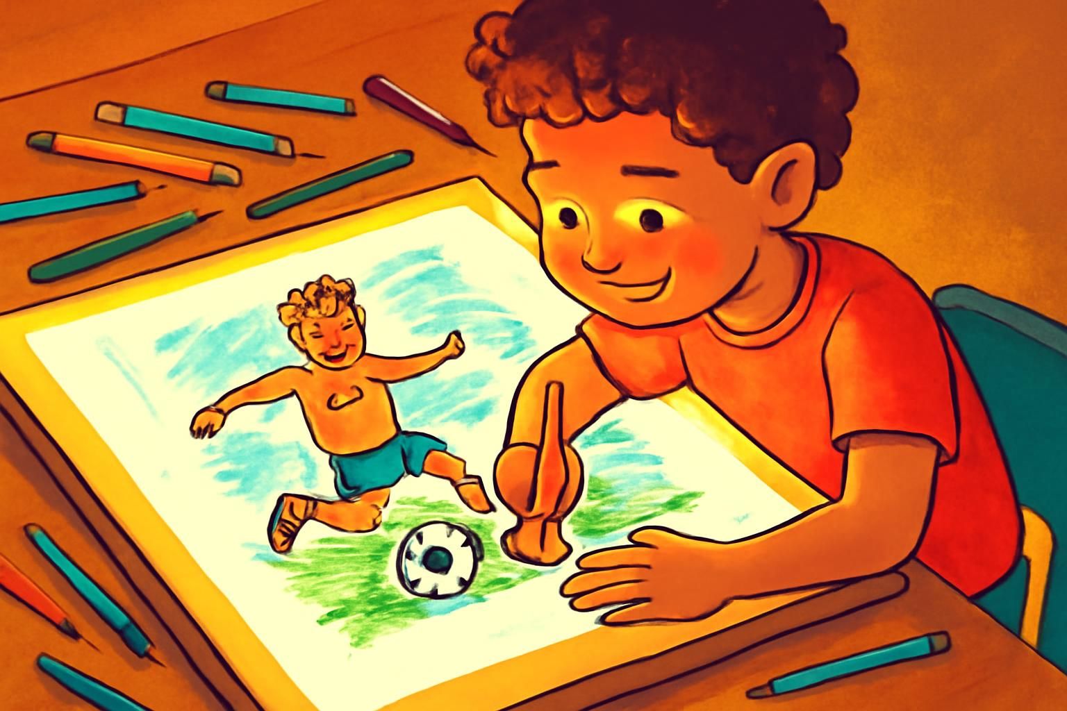 découvrez comment le coloriage de footballeurs peut stimuler la créativité des enfants passionnés de football en développant leur imagination et leur motricité fine.