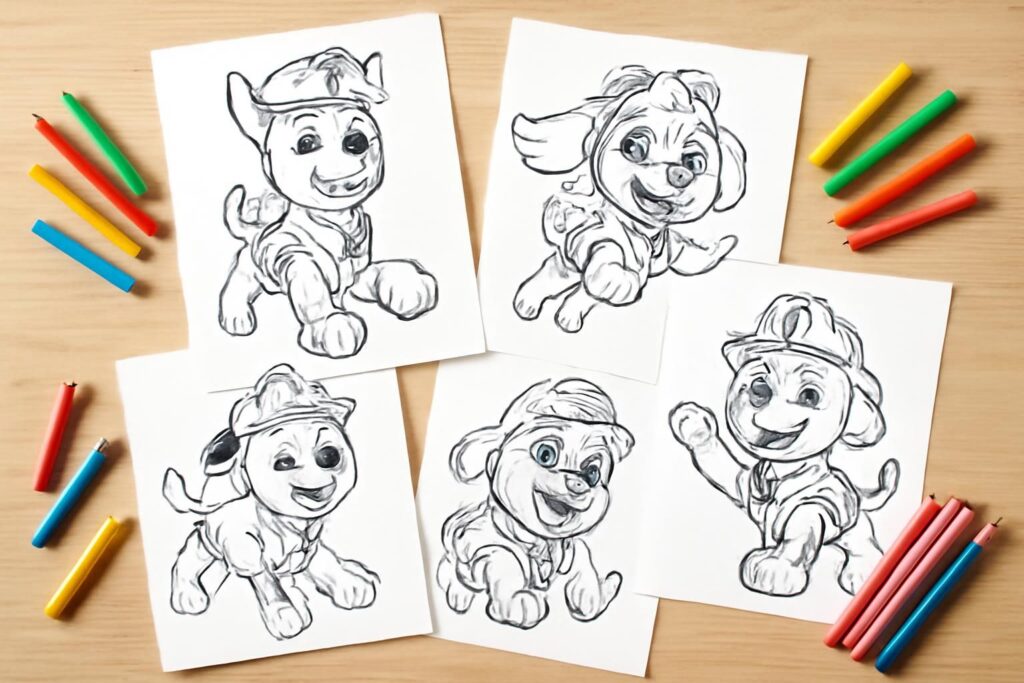 découvrez des coloriages pat patrouille à imprimer gratuitement pour stimuler la créativité de vos enfants et leur offrir des heures de jeu amusant et éducatif.