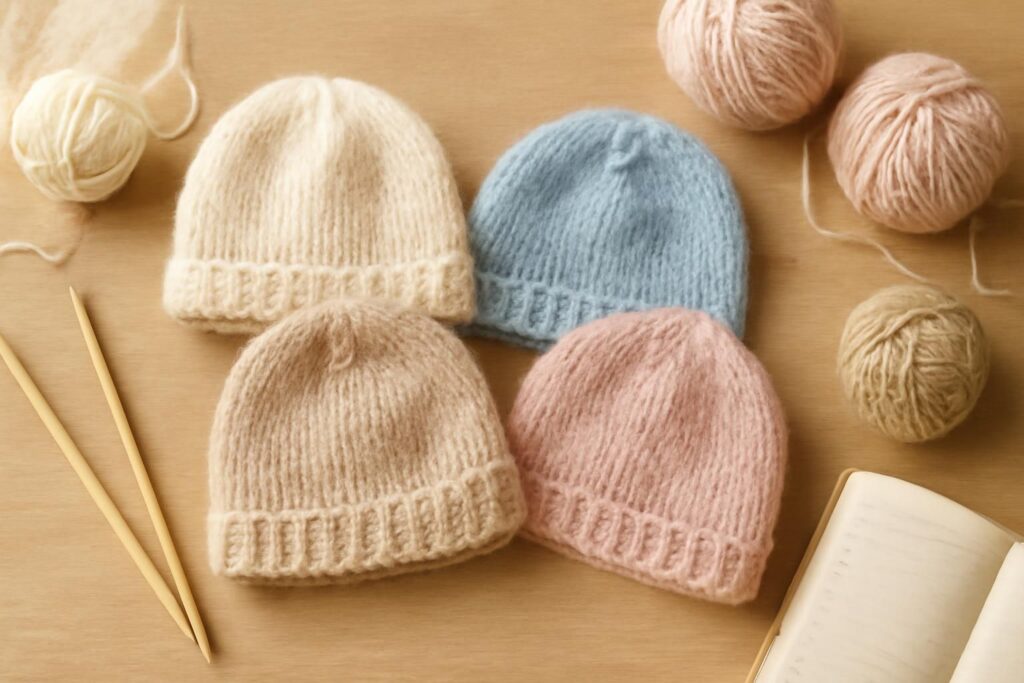 découvrez nos modèles gratuits de bonnets tricotés pour bébé, simples et rapides à réaliser. parfaits pour les débutants, ils vous permettront de créer des accessoires doux et confortables sans stress.