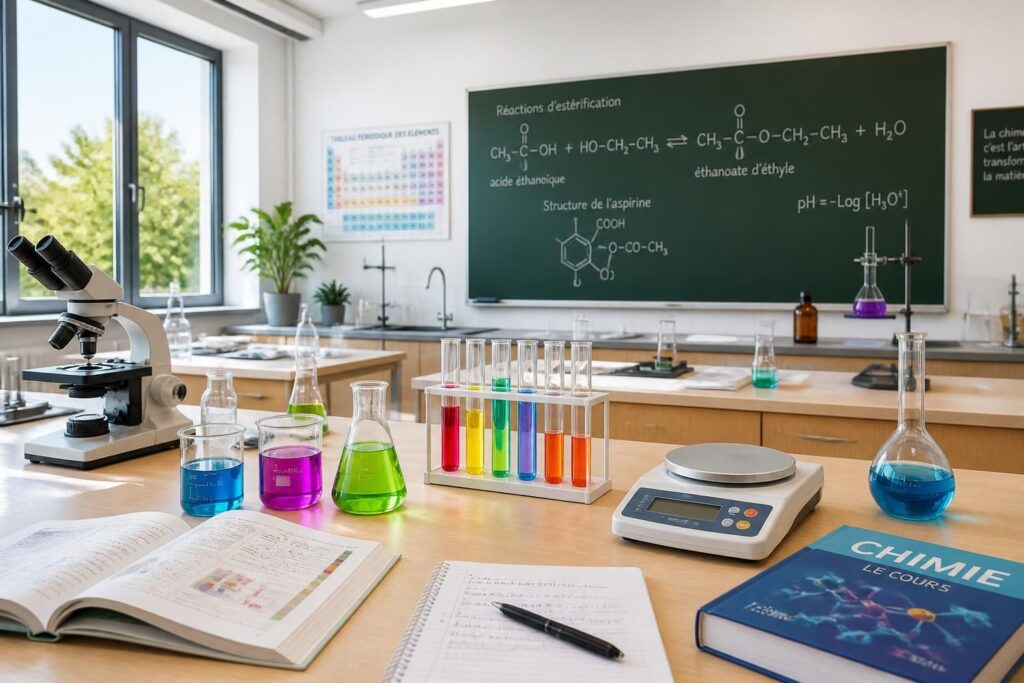 découvrez des ressources et supports pédagogiques pour les cours de chimie, adaptés à tous niveaux pour faciliter l'apprentissage des concepts chimiques.