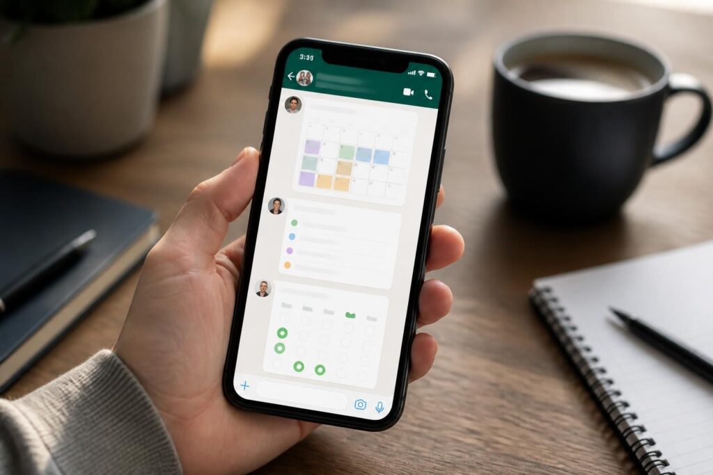 découvrez comment créer facilement un événement sur whatsapp en utilisant le calendrier, l'agenda et en proposant un sondage de date pour organiser vos rendez-vous avec vos contacts.