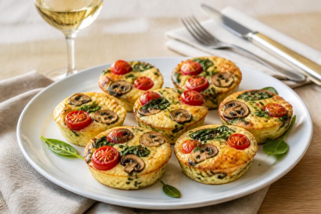 découvrez nos recettes légères et savoureuses de mini quiches sans pâte, parfaites pour un apéritif gourmand et healthy.