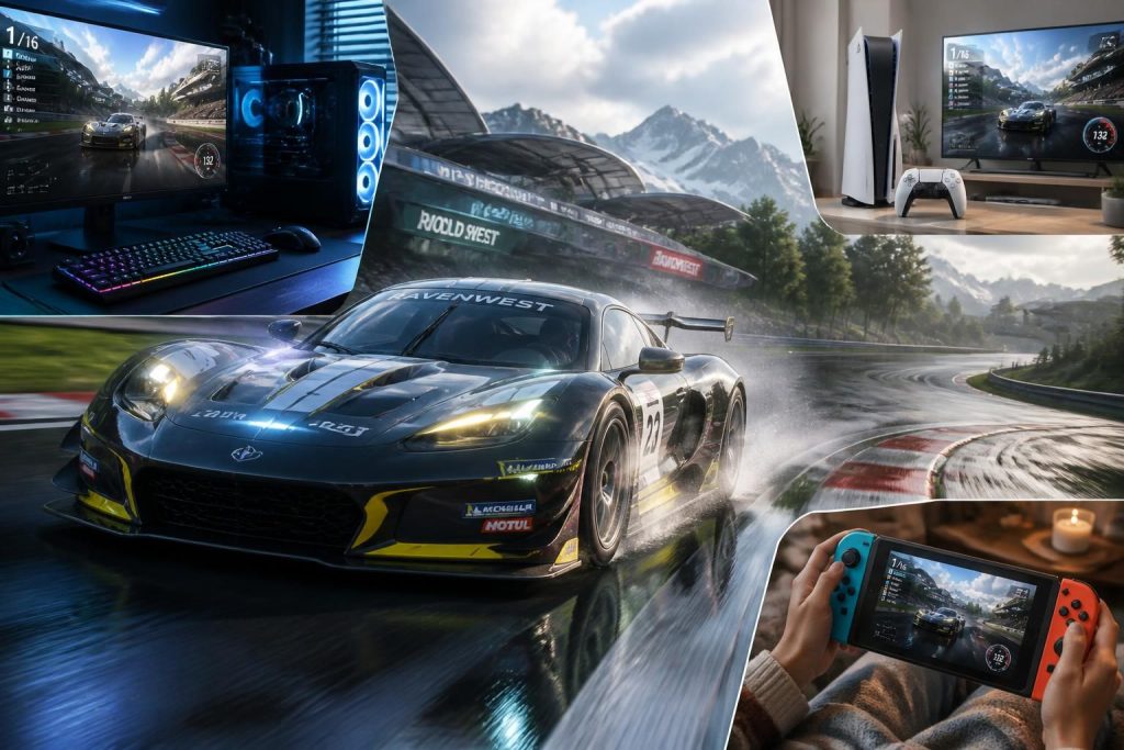 découvrez le meilleur jeu de simulation de voiture sur pc, ps5 et switch en 2024 pour une expérience de conduite réaliste et immersive.