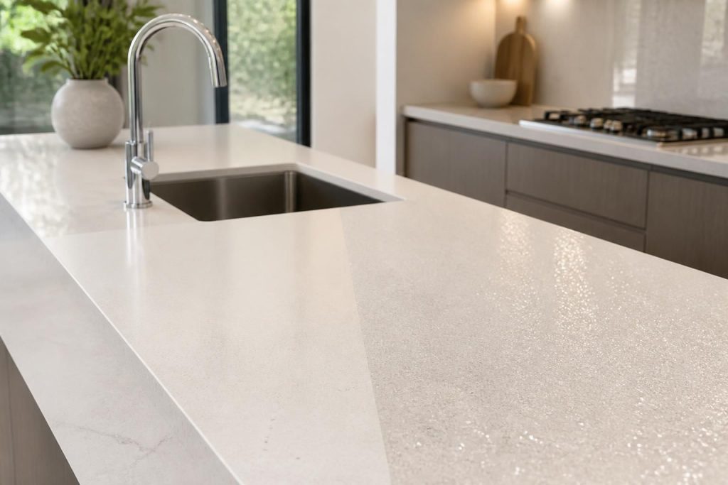 découvrez tout sur le plan de travail en granit blanc : tarifs, choix entre finitions mates et pailletées, conseils d'entretien et astuces pour sublimer votre cuisine.