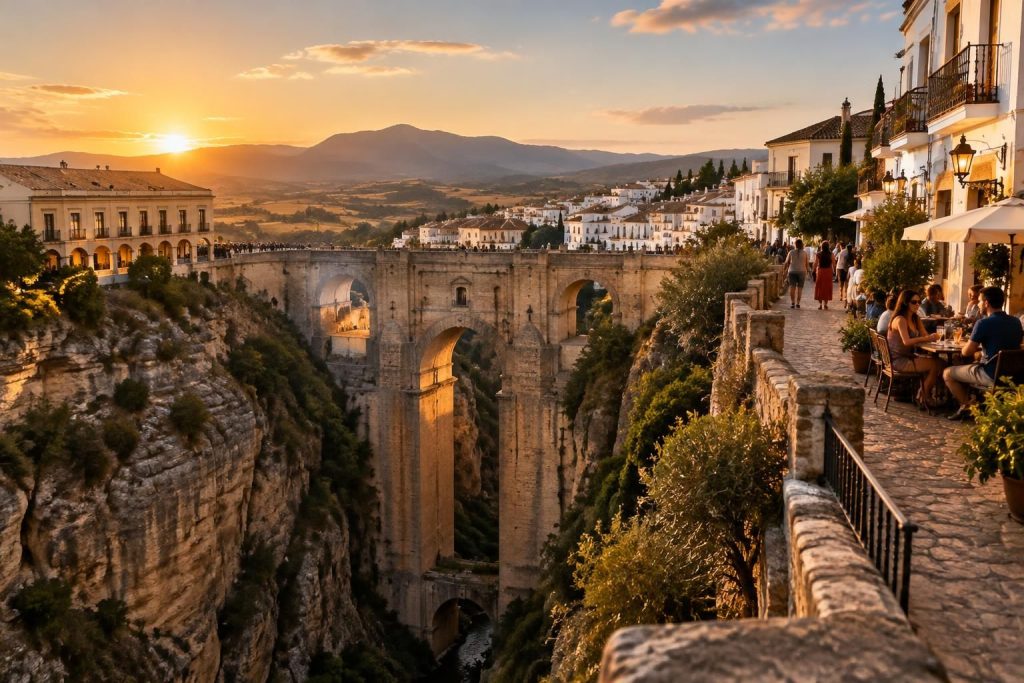 découvrez que faire à ronda en espagne : pont spectaculaire, vieille ville, panoramas, visites et bonnes adresses pour profiter pleinement d’une journée ou d’une soirée.