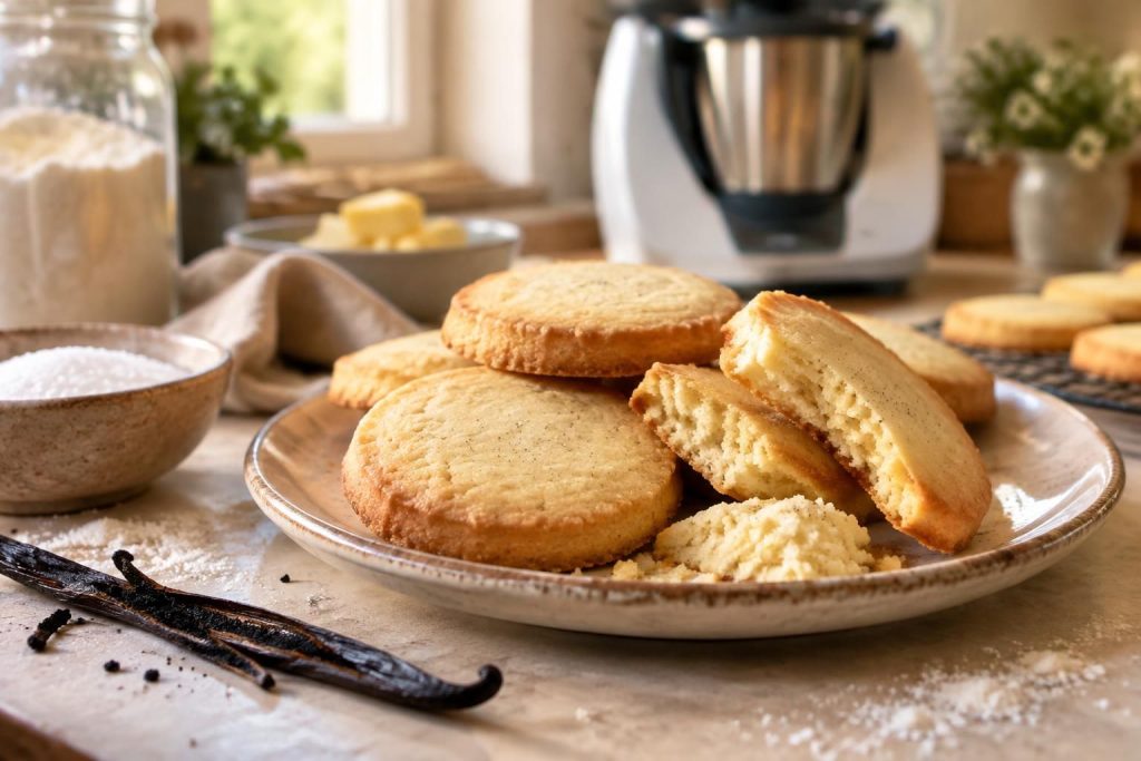 découvrez nos recettes de sablés à la vanille moelleux au thermomix : des classiques gourmands, faciles à préparer et parfaits pour toutes les occasions.